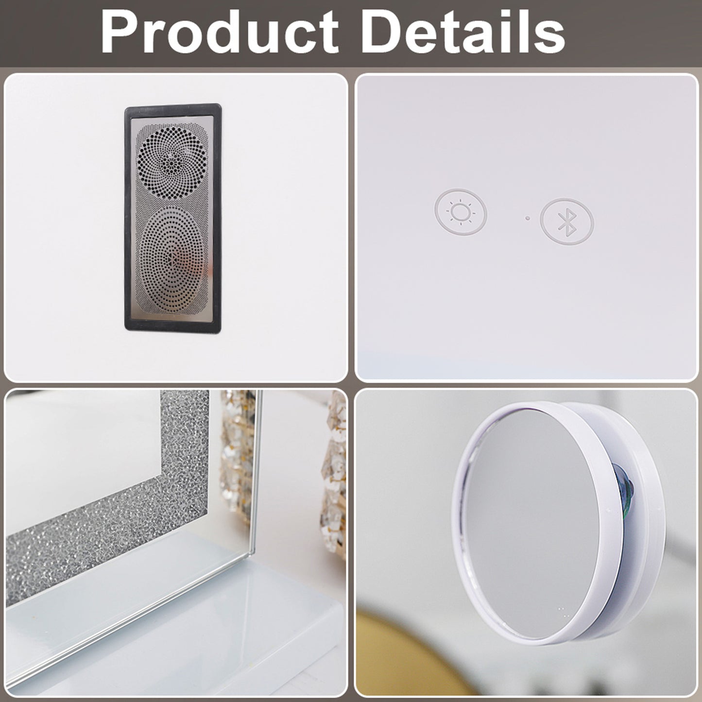 Fenchilin Hollywood led strip Music Mirror