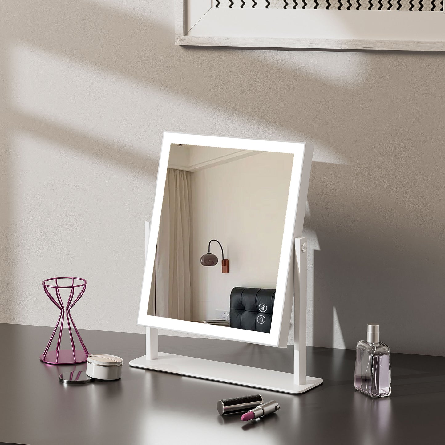 Hollywood Makeup Vanity Mirror With Light (12"x 14")| LED Light Strip FENCHILIN