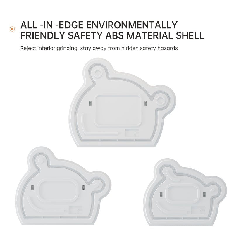 Anti-fog Wall Mounted Frameless Backlit Cute Bear Smart Led Bathroom Mirror (Dia 75/85/95cm)| FENCHILIN - FENCHILIN