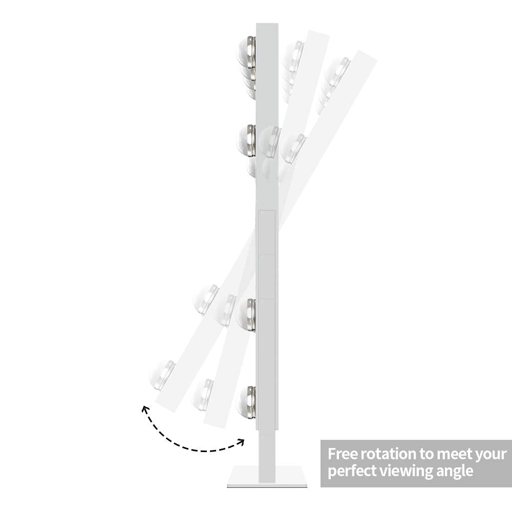 bottom price🔥Hollywood Silm Vanity Mirror L (14.5"x18.5") | 12 Dimmable LED Bulbs FENCHILIN - FENCHILIN