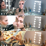 bottom price🔥Hollywood Silm Vanity Mirror L (14.5"x18.5") | 12 Dimmable LED Bulbs FENCHILIN - FENCHILIN