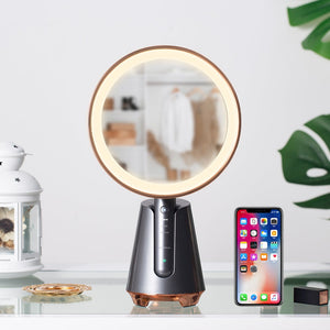 
                  
                    Load image into Gallery viewer, Handheld 6 inch Wireless Charge Vanity Mirror | FENCHILIN - FENCHILIN
                  
                