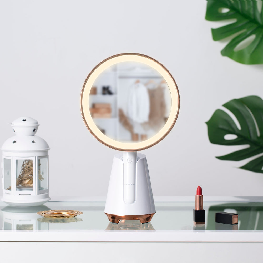 
                  
                    Load image into Gallery viewer, Handheld 6 inch Wireless Charge Vanity Mirror | FENCHILIN - FENCHILIN
                  
                