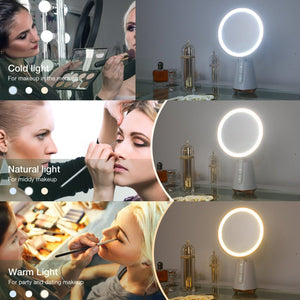 
                  
                    Load image into Gallery viewer, Handheld 6 inch Wireless Charge Vanity Mirror | FENCHILIN - FENCHILIN
                  
                