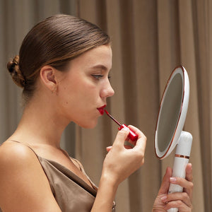 
                  
                    Load image into Gallery viewer, Handheld 6 inch Wireless Charge Vanity Mirror | FENCHILIN - FENCHILIN
                  
                