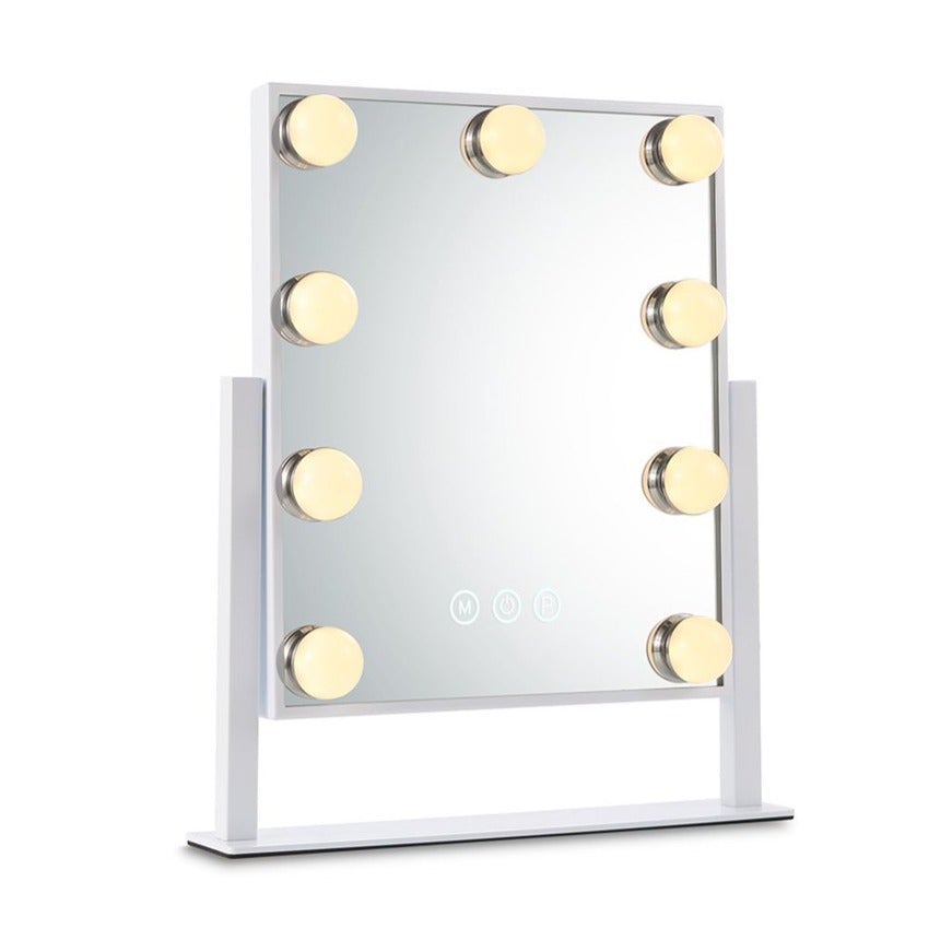
                  
                    Load image into Gallery viewer, Hollywood Glow Vanity Mirror M (11.8&amp;quot; x 14&amp;#39;&amp;#39;) | 9 Dimmable LED Bulbs FENCHILIN - FENCHILIN
                  
                