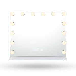 
                  
                    Load image into Gallery viewer, Hollywood Vanity Mirror Slim Metal Frame Design XL (19.7&amp;quot;x 16.5&amp;quot;) | 14 Dimmable LED Bulbs FENCHILIN - FENCHILIN
                  
                